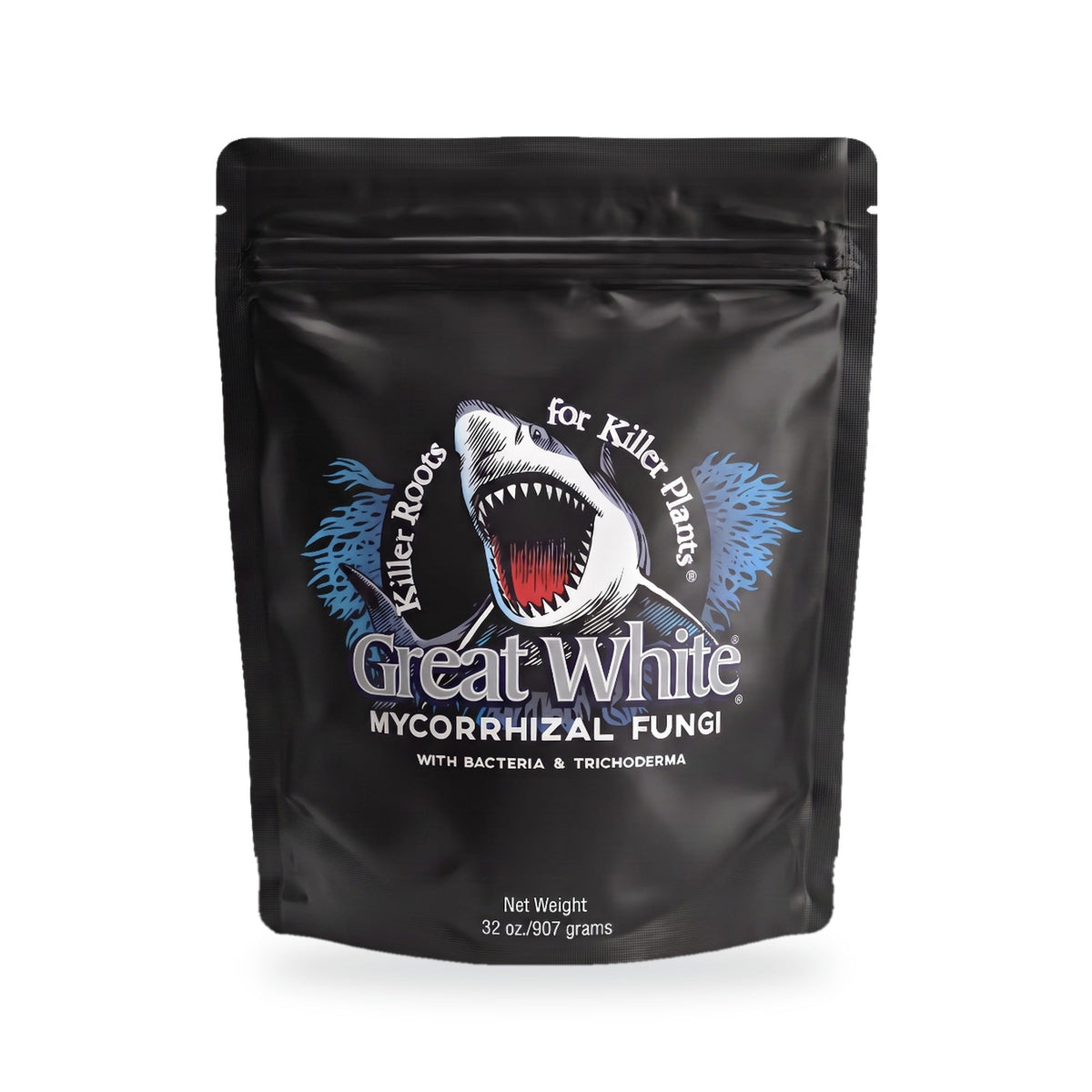Great White Premium Mycorrhizae 32 oz pouch — front, on white